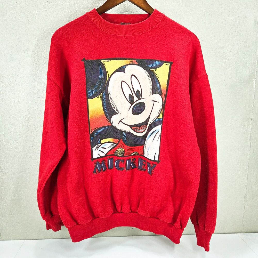 Vintage 90s Mickey Unlimited Brazos Sportswear Mickey Mouse Crewneck Sz L